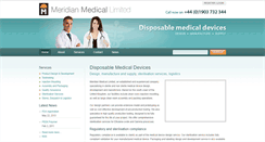 Desktop Screenshot of meridian-medical.com